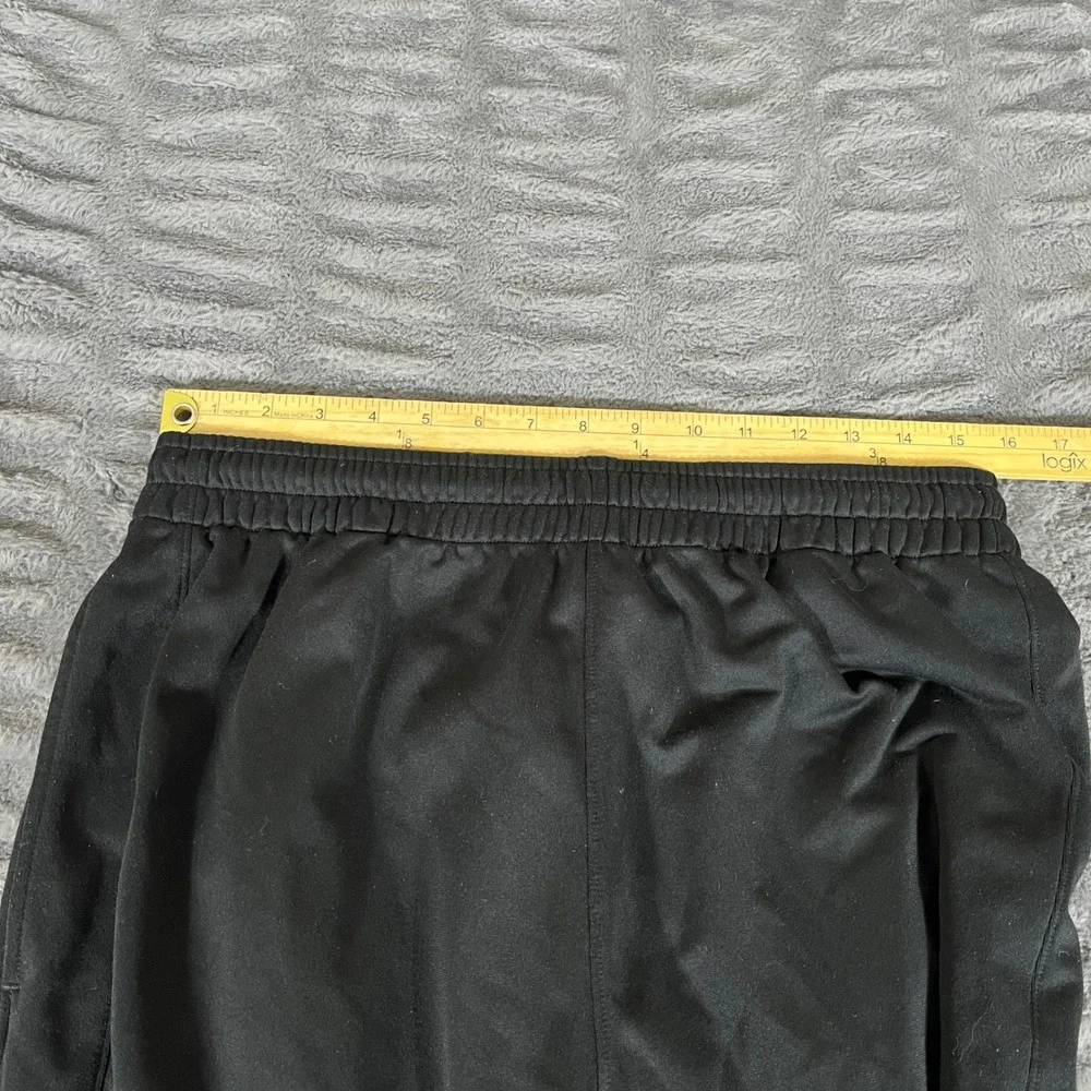 Jordan Mens Dri-FIT Black Grey Side Stripe Ankle Zip Track Pants 508141-010 L